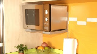 Colocar un soporte para microondas - Bricomanía