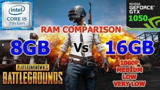 8GB vs 16GB RAM in PlayerUnknown's Battlegrounds