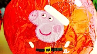 6 HUEVOS KINDER PEPPA PIG NAVIDEÑO. Huevo kinder en español.
