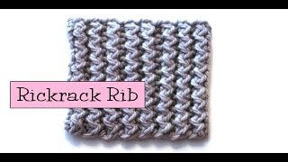 Fancy Stitch Combos - Rickrack Rib