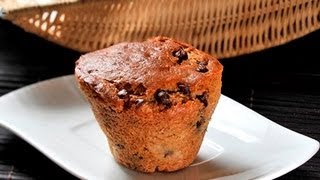 Bollitos de plátano con chocolate - Banana Chocolate Chip Muffins