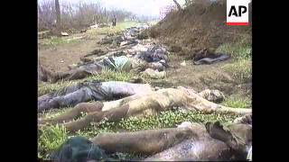 Chechnya - Mass Grave In Grozny