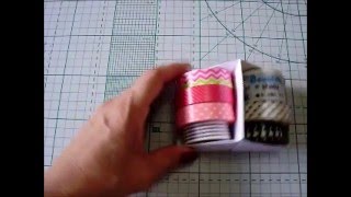 Tutorial Organizador de Washi Tape