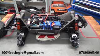 EN DETAIL DANS LE TRAXXAS MAXX  AVEC 100%RACING RC