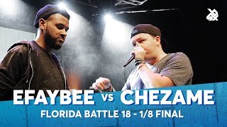EFAYBEE vs CHEZAME | Florida Beatbox Battle 2018 | 1/8 Final