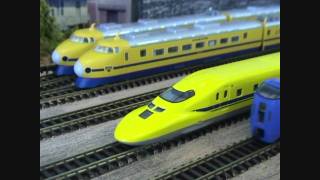 Some of my Japanese Ｎゲージ N-gauge trains.