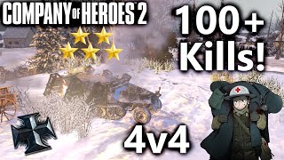 CoH2: 100+ KILL STUKA Crazy Game!