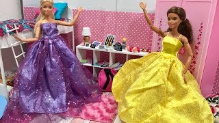 Barbie Doll NEW DRESSES! Barbie and Friend!