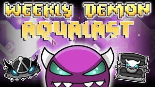 (Weekly Demon #75) Geometry Dash 2.11 - Aqualast [2 Coins] - By F3lixsram