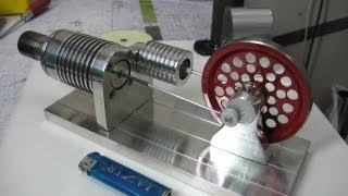 ДВИГАТЕЛЬ СТИРЛИНГА С ГЕНЕРАТОРОМ СВОИМИ РУКАМИ HOMEMADE HOT AIR STIRLING ENGINE GENERATOR