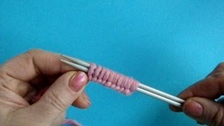 Урок 4 Вязание спицами Набор петель Норвежский метод Knitting cast on