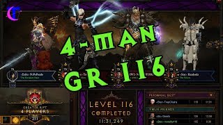 Diablo III Season 16 - 4man Greater Rift 116