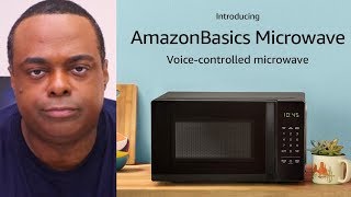 A VOICE ACTIVATED...MICROWAVE. [Amazon Basics]