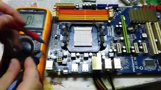 Ремонт материнской платы ASrock K10N78D. The repairing motherboard ASrock K10N78D