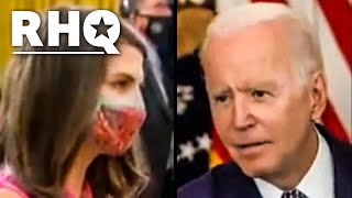 Female Reporter GRILLS Biden Over Defending Cuomo