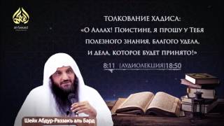 Шейх АбдурРаззак аль-Бадр — «Толкование хадиса»