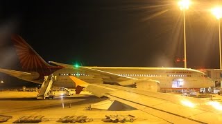 Вылет из ночного Рима (Night flight from Fiumicino airport (Rome))