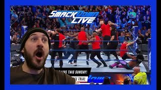 REACTION: RAW INVADES SMACKDOWN LIVE!!! (WWE 11/14/17)