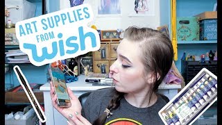I TRIED ART SUPPLIES FROM WISH