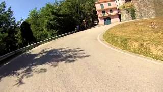 APRLIA RS 125 GOPRO ONBOARD: GARA IN SALITA MEZZANEGO-PASSO DEL BOCCO