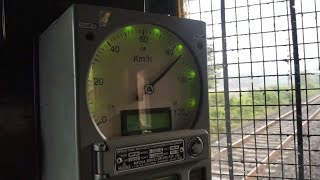 Speed of the EMU train (0 to 90 KM/HR) || high-speed train || Must watch guard cabin View