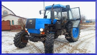 Пуск Трактора ЛТЗ-60АВ Зимой в 0 градусов.