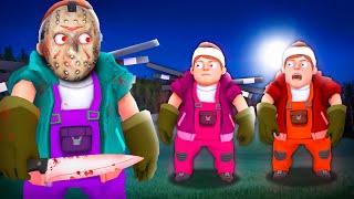 ПСИХ - МАНЬЯК ПРЕСЛЕДУЕТ МЕНЯ в Scrap Mechanic