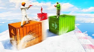 SKATING ON CONTAINERS! (GTA 5 Minigames)