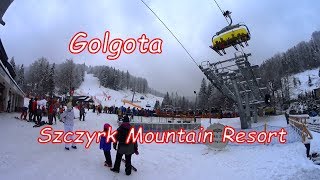 2019 Szczyrk Mountain Resort - Golgota (trasa czerwona nr 11) z Pośredniego do Soliska