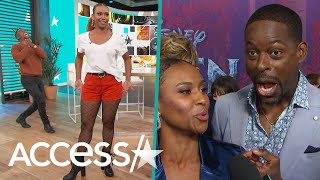 Ryan Michelle Bathe Re-Wears 'Booty' Shorts That Snagged Her Sterling K. Brown – And He Reacts!