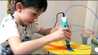 Делаем Майнкрафтовскую кирку из пластика с помощью 3D ручки!