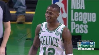 Terry Rozier Highlights vs New York Knicks (17 pts, 11 reb, 10 ast)