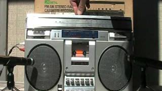 Aiwa CS-550U Cassette Stereo Line in Boombox CS 550 for sale