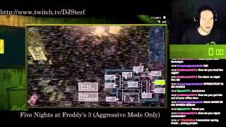 FNAF3 | Nightmare Aggressive Only Complete (Full Run) | All Nights Complete on Aggressive Only