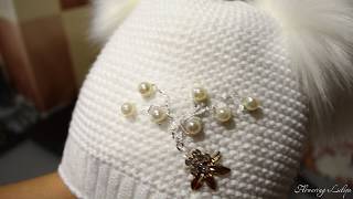 Декор детской шапочки. Decor Baby Beanie.