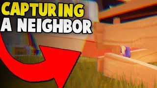 CAPTURE THE NEIGHBOR (SIZE CHEAT) | Hello Neighbor Beta 3 Gameplay Update (Hello Neighbour Secrets)