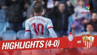 Resumen de RC Celta vs Sevilla FC (4-0)