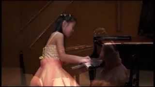 Miyu, 12years. Bach Partita No. 1 B-Dur. Prelude, Allemande, Menuetto, Gigue