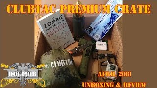 ClubTac April 2018 Premium Crate - Unboxing & Review