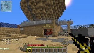 Modern Warcraft 3: Minecraft Golden MSR MOAB on Dome!