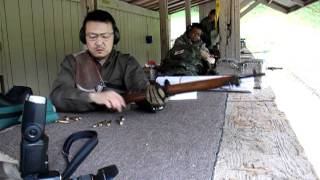 大日本帝国陸軍 九九式短小銃の実射／Japanese Type 99 Rifle