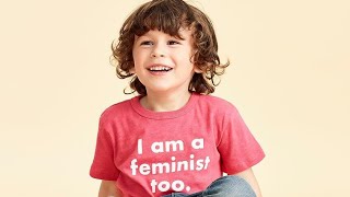 MGTOW Young Boys Forced To Wear "I'm A Feminist Too" Shirts