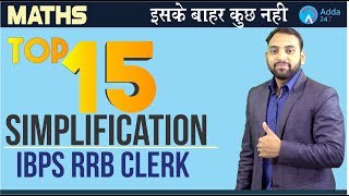 RRB CLERK | Top 15 Simplification For RRB CLERK | BY ARUN SIR |