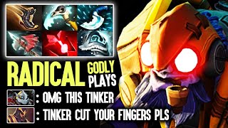 Reason Why He Is Known As Tinker God - Radical Tinker WTF Ultimate Godly Plays Dota 2