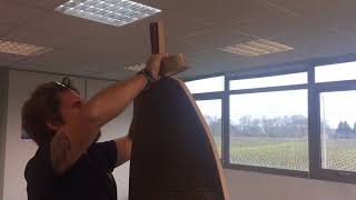 Voici comment sont emballées les planches de surf Akewatu