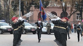 Виступ зі зброєю почесної варти Нацгвардії