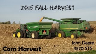 Corn Harvest: John Deere 9570 STS Combine