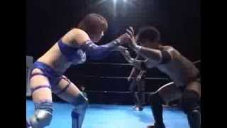 Kana VS Munenori Sawa (mixed gender pro-wrestling match in Japan)　華名vs澤宗紀