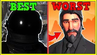 RANKING EVERY SEASON 2/3 SKINS FROM WORST TO BEST! | Fortnite Battle Royale!