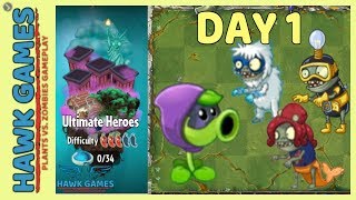 Plants vs Zombies 2 Ultimate Heroes World Day 1 (Player's Choice)